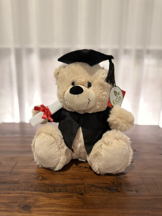 Cream Graduation Teddy Bear