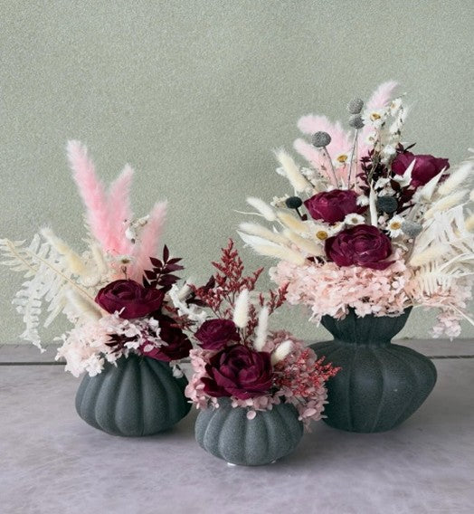 Blush & Burgundy